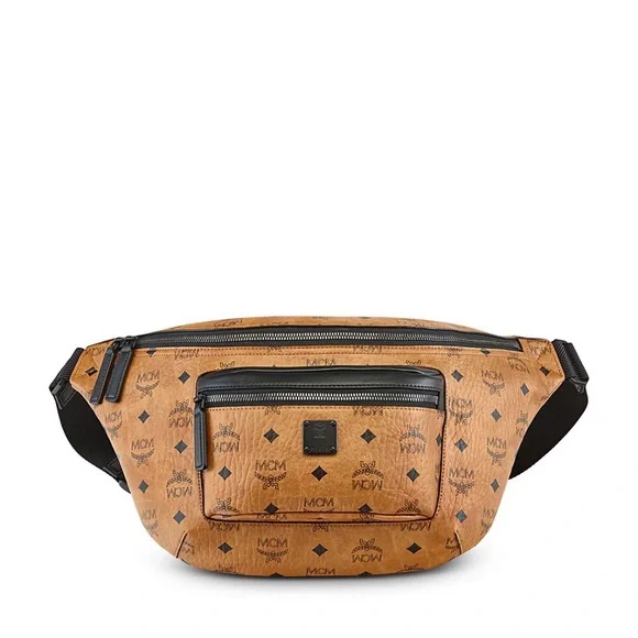 Large MCM Fursten Belt Bag in Visetos - Picture 8 of 10